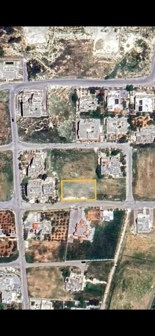 قطعة ارض مساحة ٩٦٥ متر للبيع ناعور - رجم الساعور