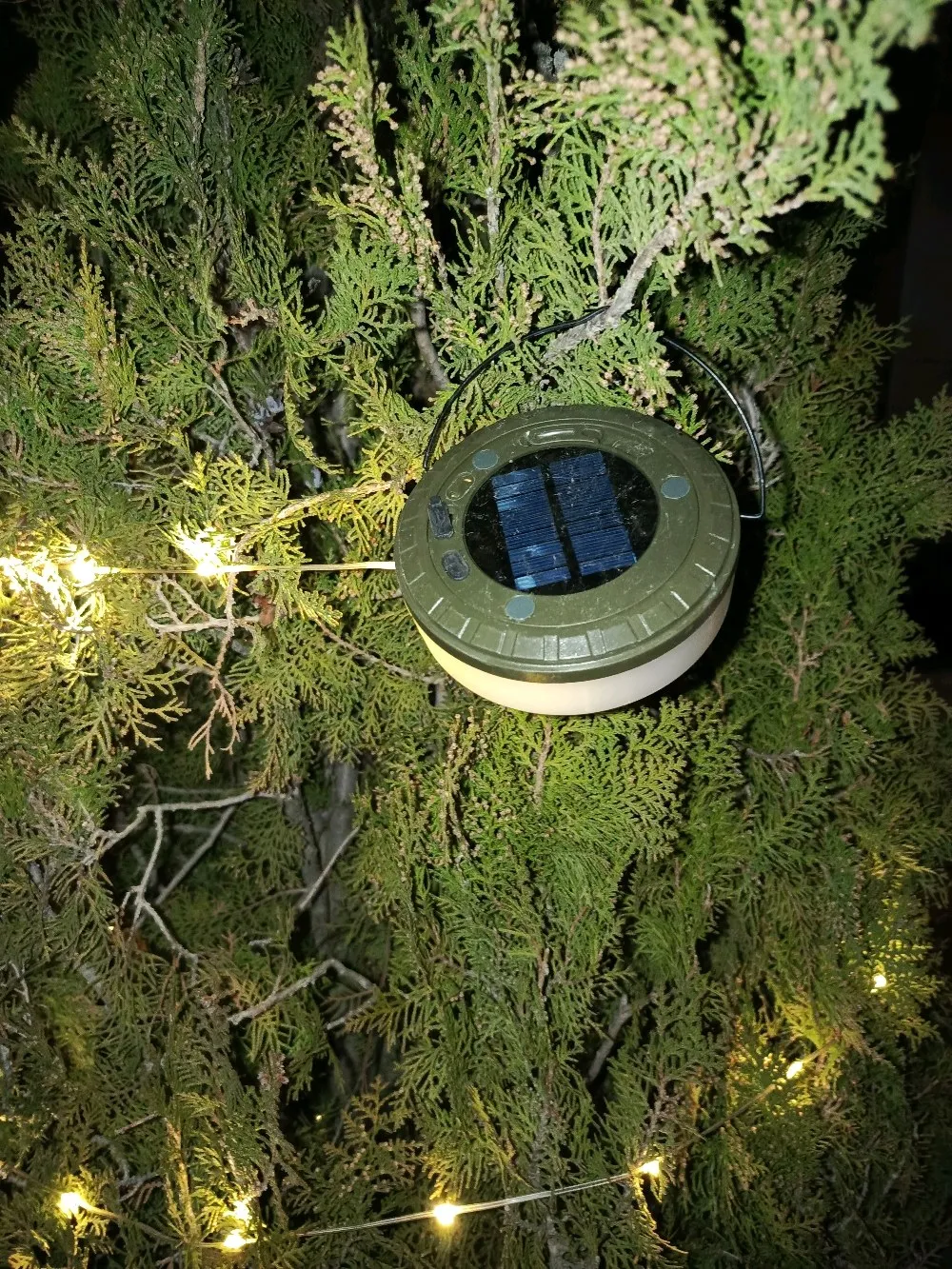 حبل زينة رمضان على الطاقة الشمسية