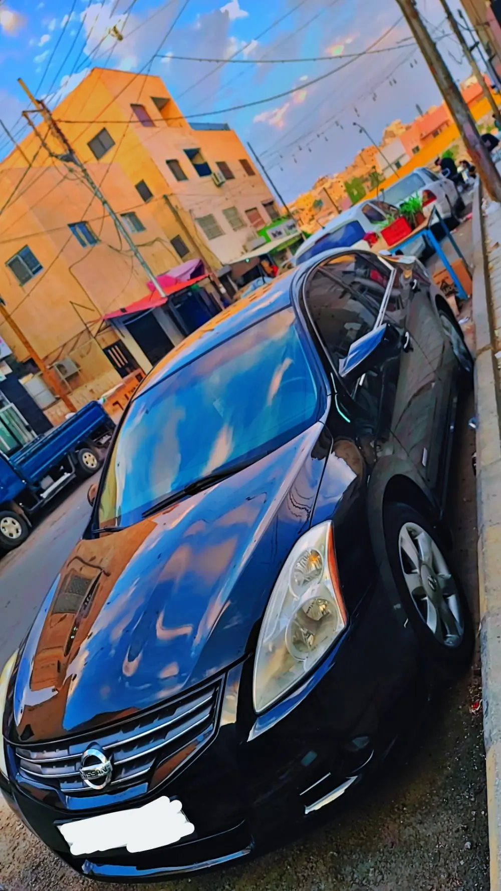 نيسان التيما  لون اسود فحص كامل Nissan Altima