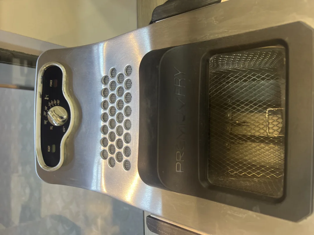 قلاية زيت كهربائية ستيل 3 لتر