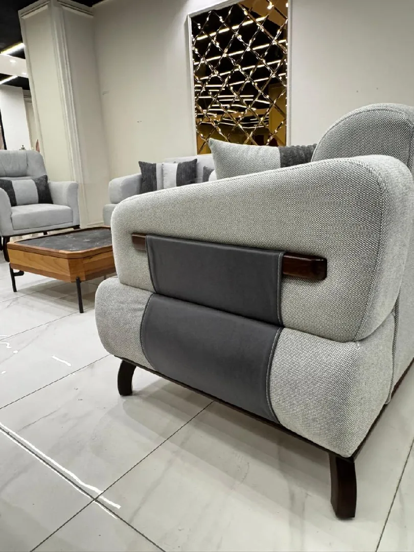 طقم كنب 7مقاعد خشب زان