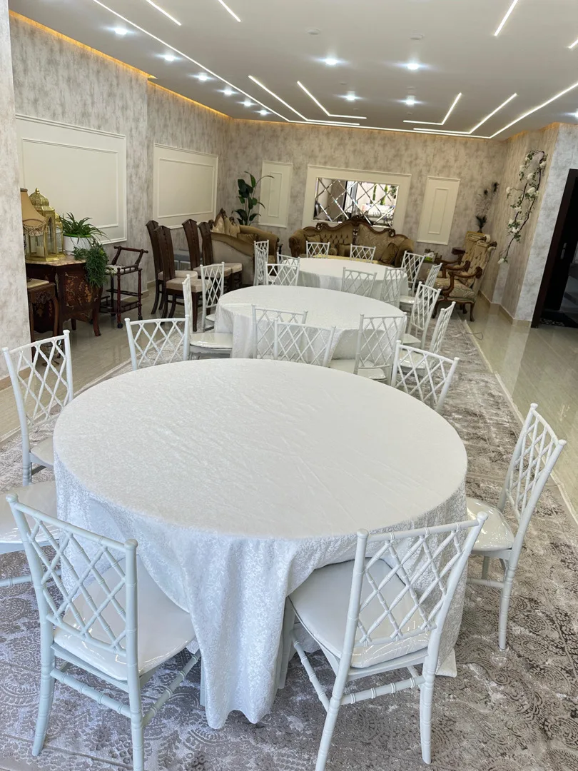 تأجير وتجهيز جميع مستلزمات الحفلات