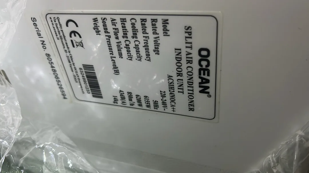 مكيف OCEAN إنفرتر – مستعمل بحالة ممتازة �