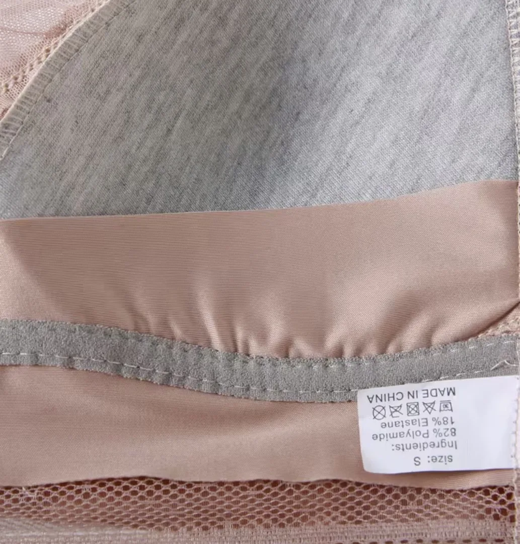 Set of 3 Women'S V-Neck Stylish Lace Lingerie