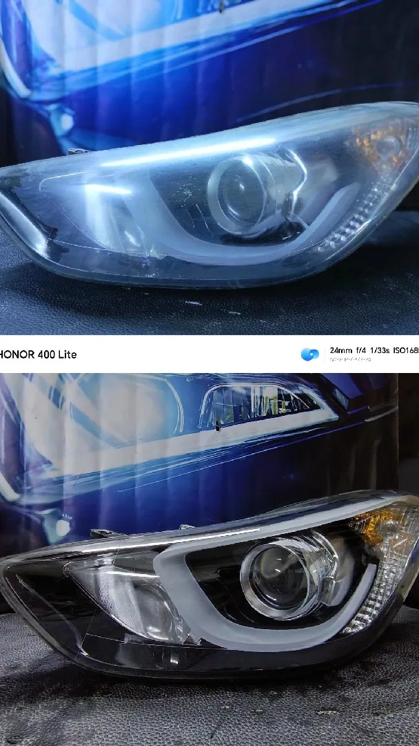 تجديد اضوية السيارات بتقنيه النانو سيراميك