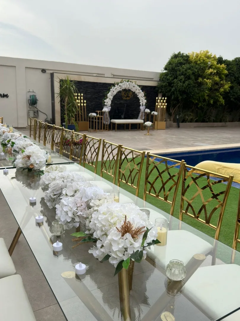 تأجير وتجهيز جميع مستلزمات الحفلات