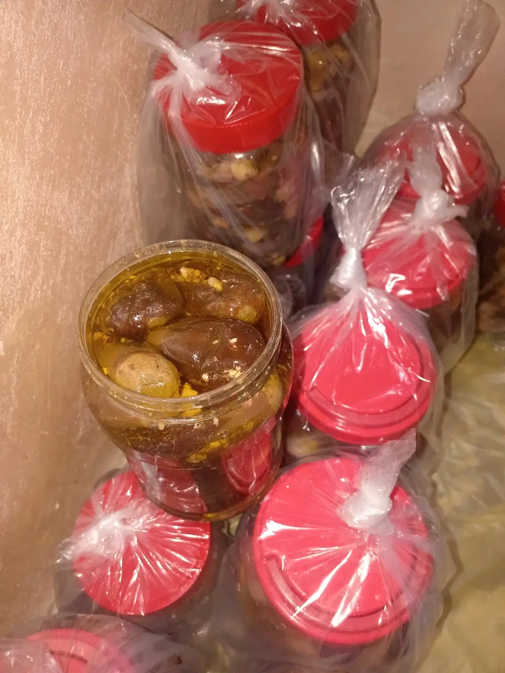 مقدوسات بالزيت البلدي