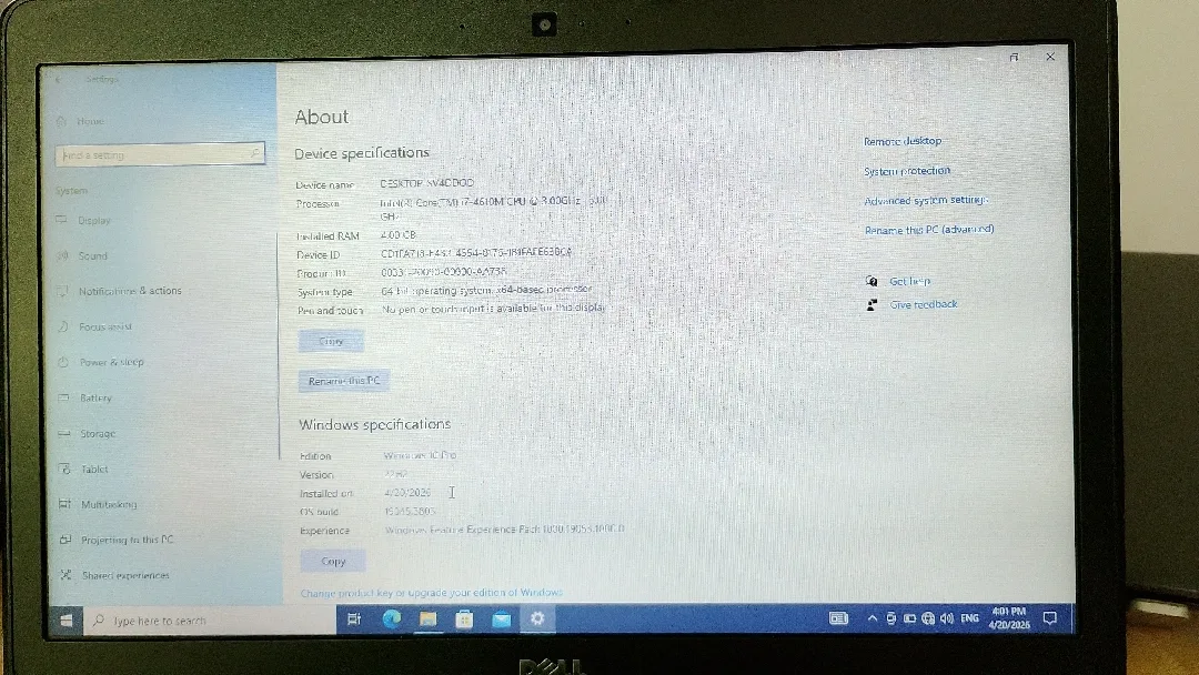 لابتوب dell core i7