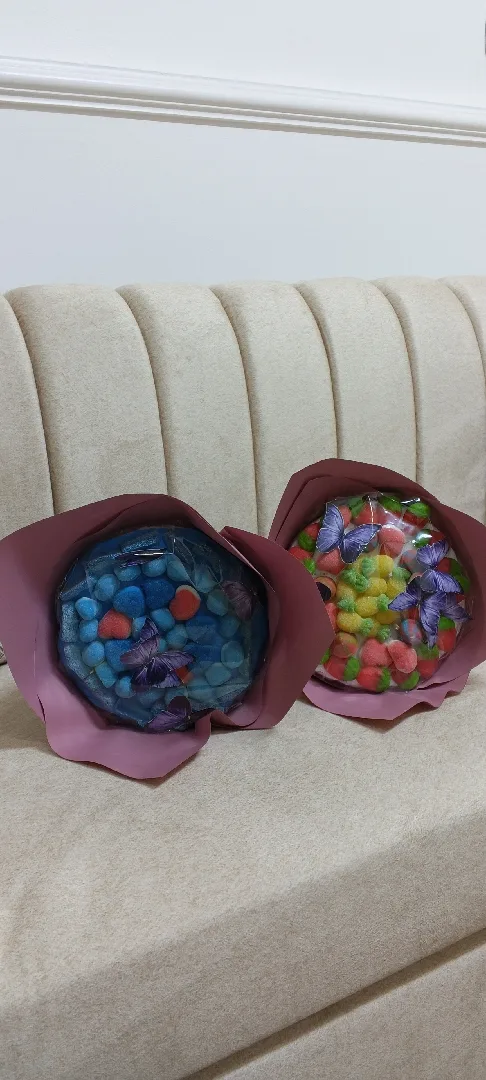 باقات وبوكسات كاندي طري وزاكييي بأسعار مناسبة للكل والطعمم خيال🩷😋