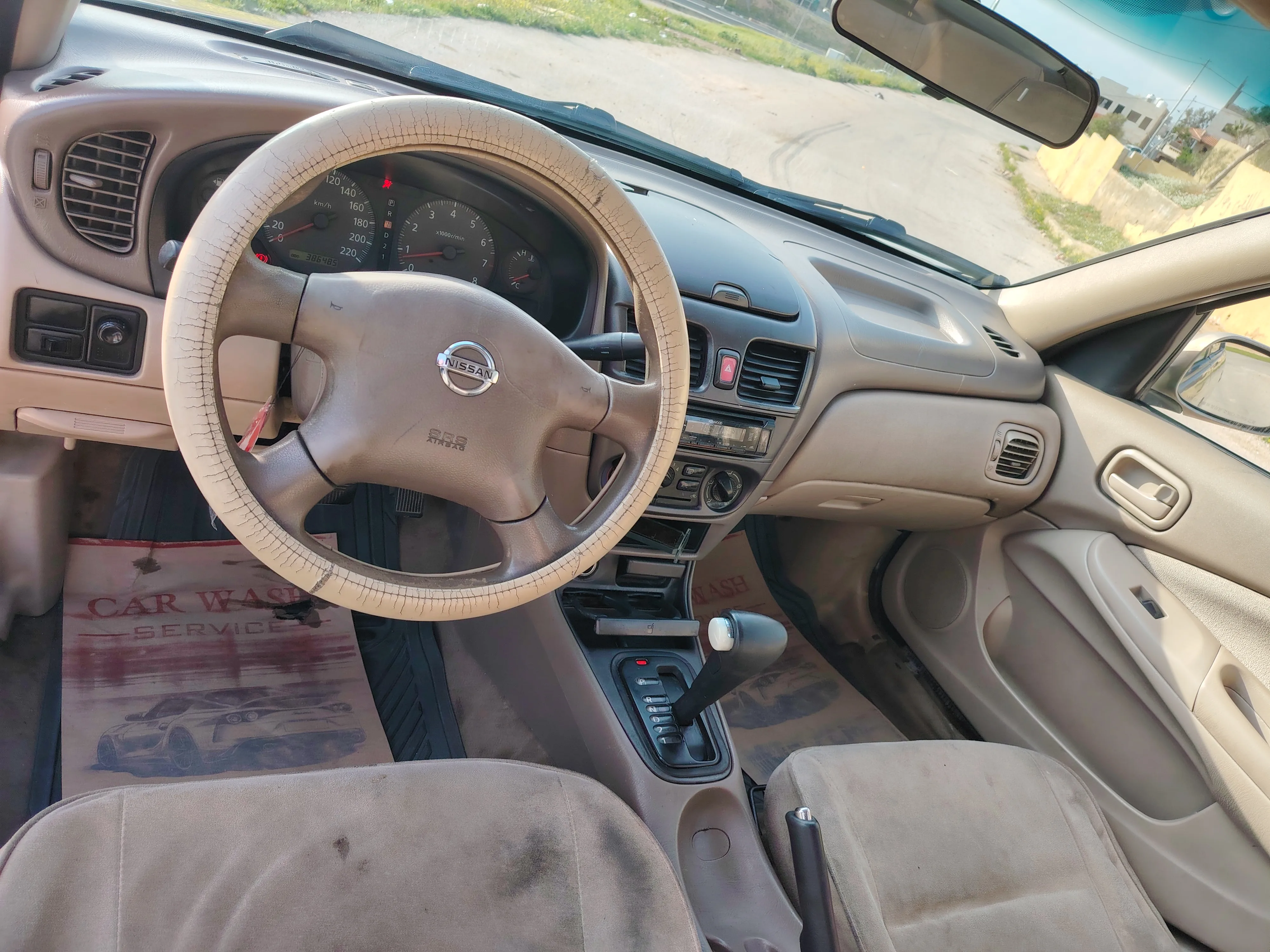 نيسان صني 2004 محوله ٢٠١٢ فحص ٣جيد واحد مضروب