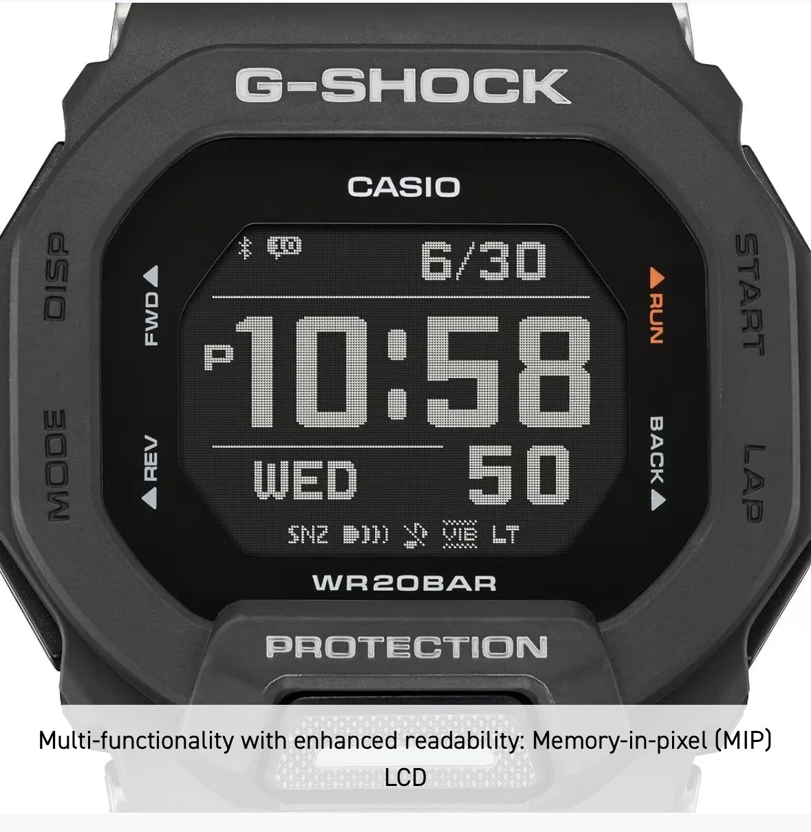 G-SHOCK GBD-200-1 (G-SQUAD)
