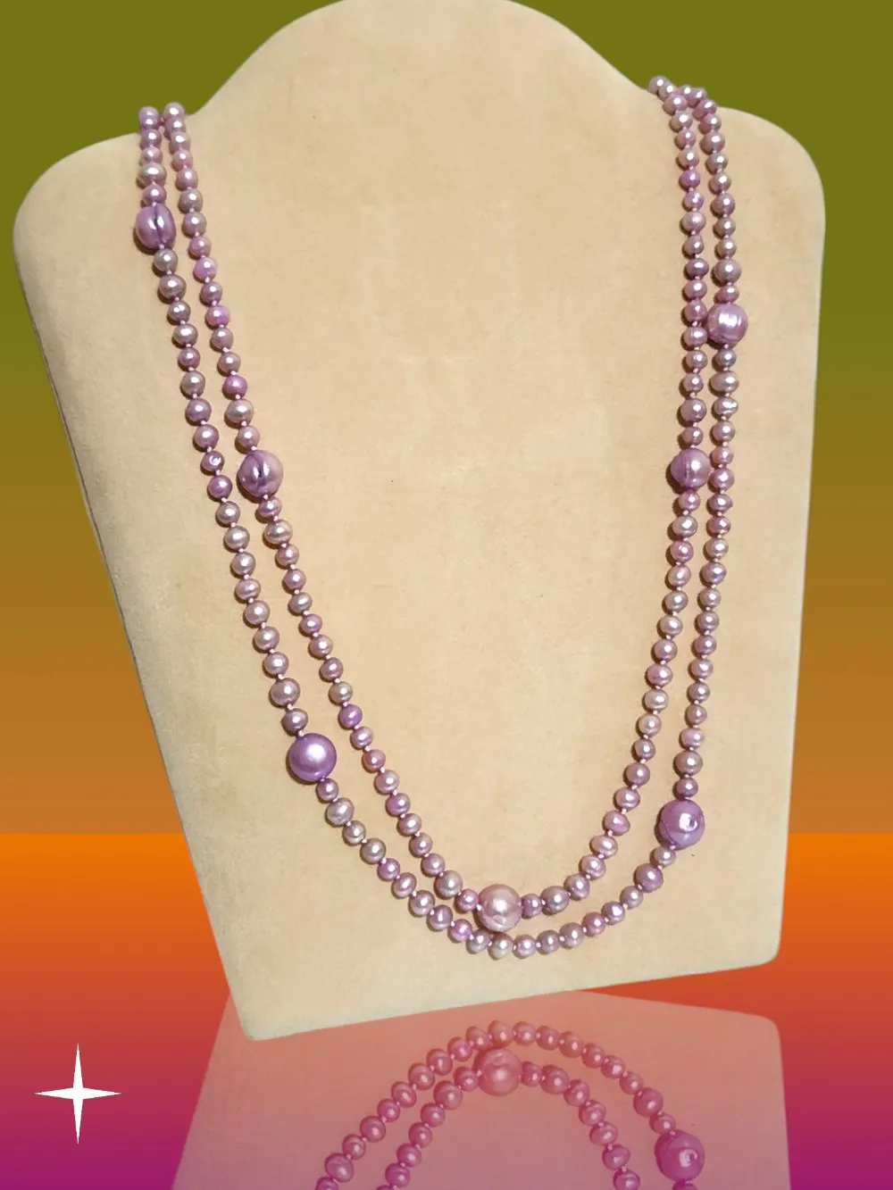 قلادة من اللؤلؤ العذب