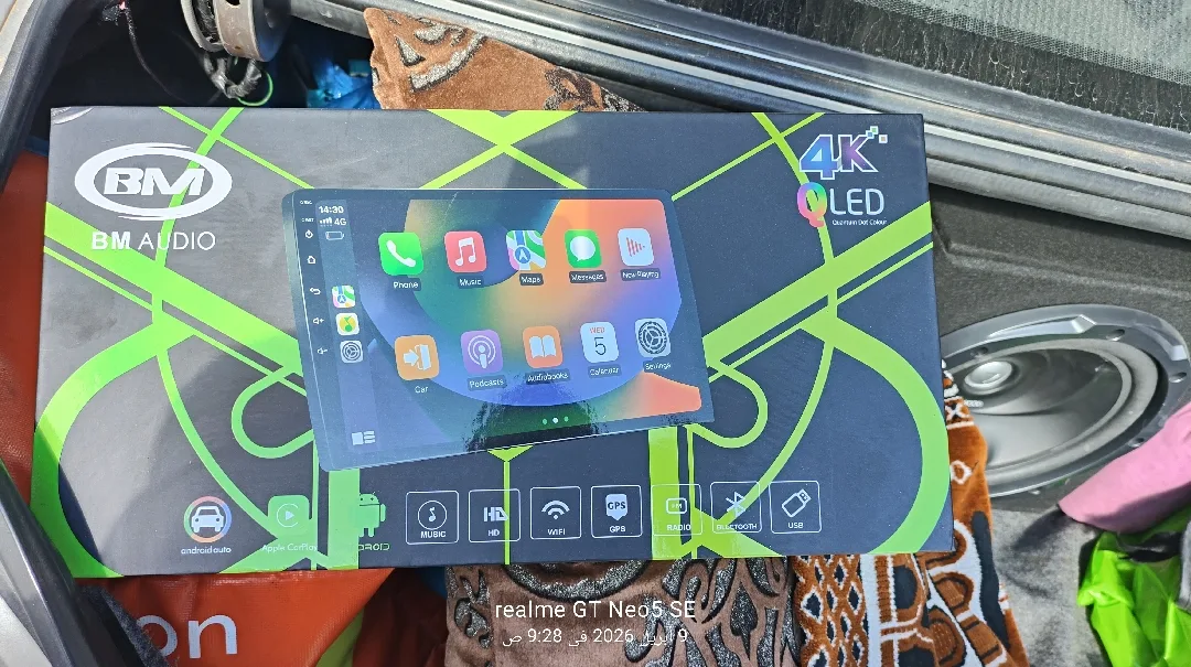 شاشة نوع بوشمن 9 إنش مع فريم GLX32 قيقا2 رام  وكاله استخدام بسيط