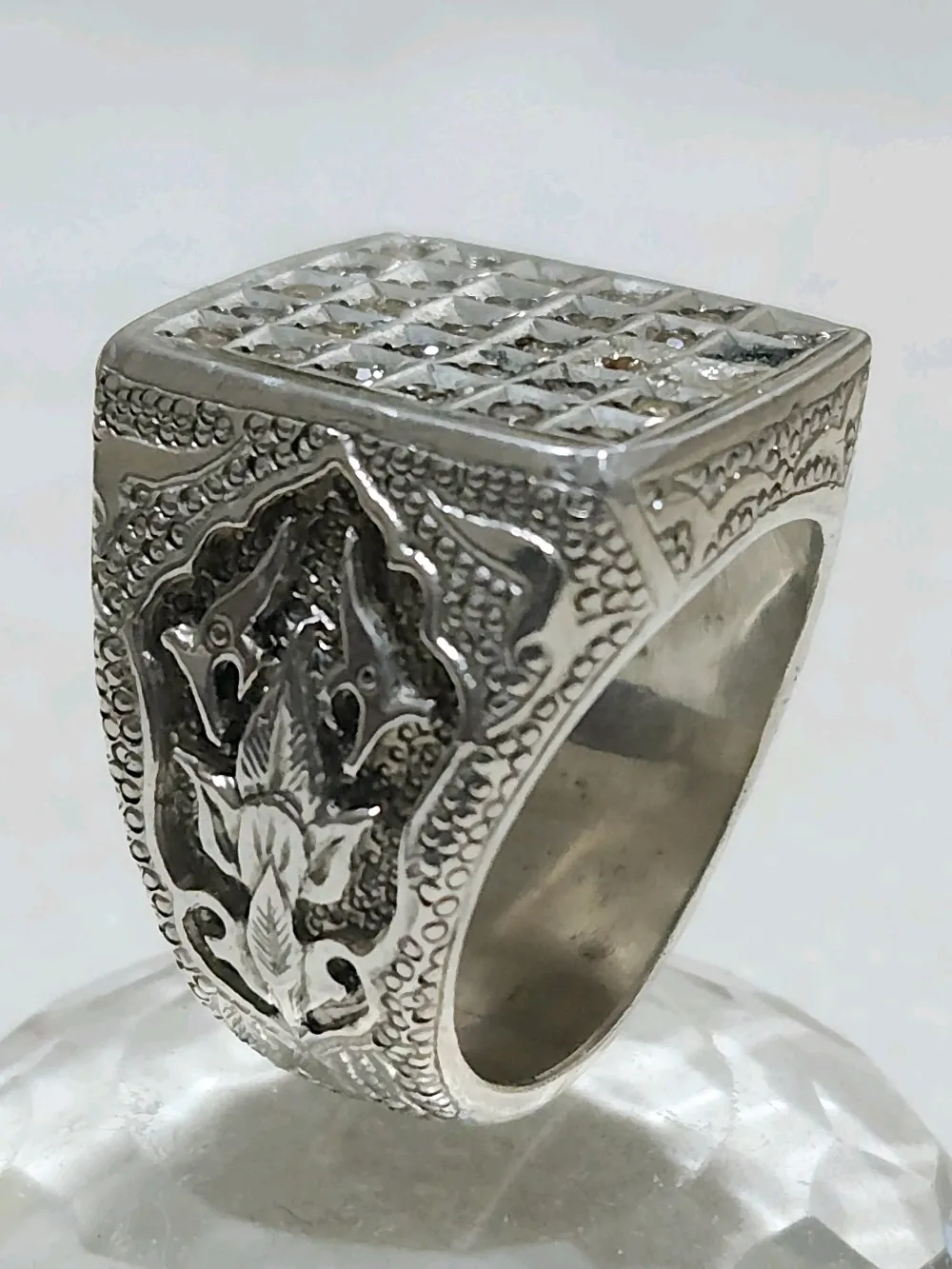 خاتم فضه صياغه مميزه قديمه