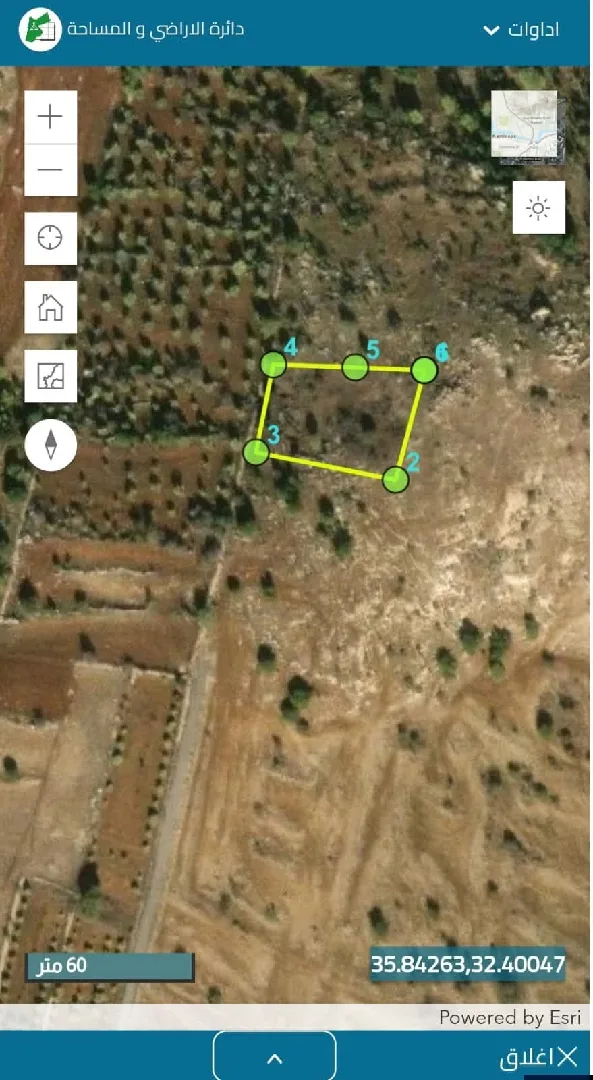 عجلون – سامتا – حوض خلايل أبو حصين - شرق جامعة عجلون الوطنية