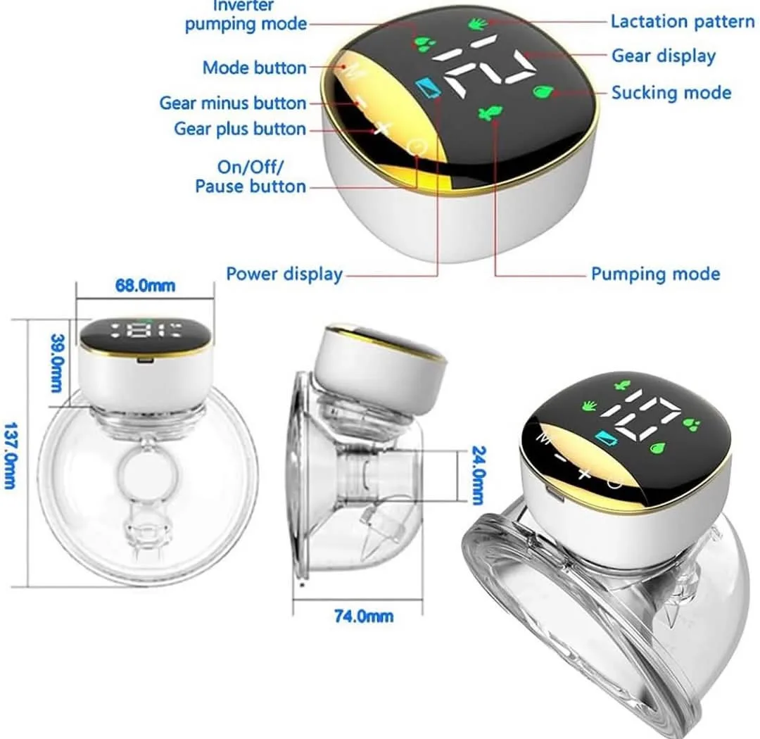 شفاط حليب قابل للارتداء