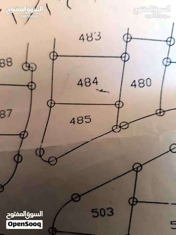 قطعة أرض نص دونم (500 متر) للبيع في منطقة راقية وهادية جداً بأبو علندا