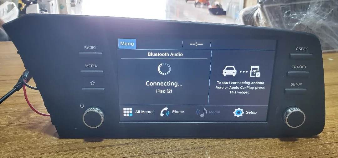 شاشة هيونداي افانتي اصليه من موديل 2021 ل 2025
