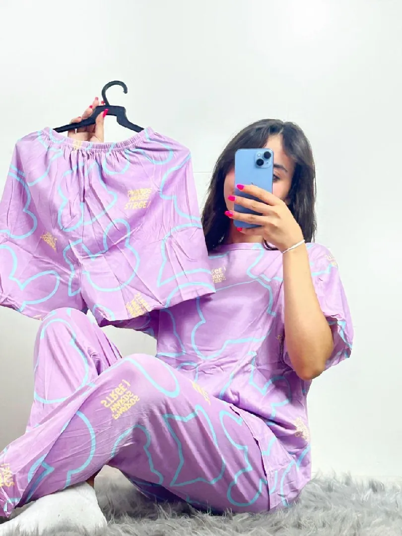 بجامات صيفية ثلاث قطع  خامة تجنن