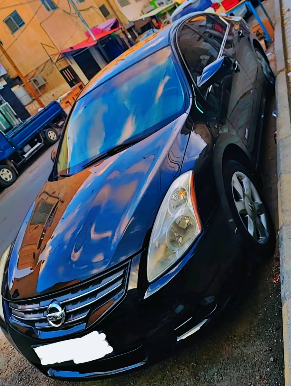 نيسان التيما  لون اسود فحص كامل Nissan Altima