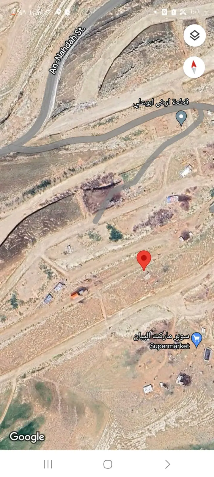 قطعه ارض ٥٠٠م طبربور عين ارباط