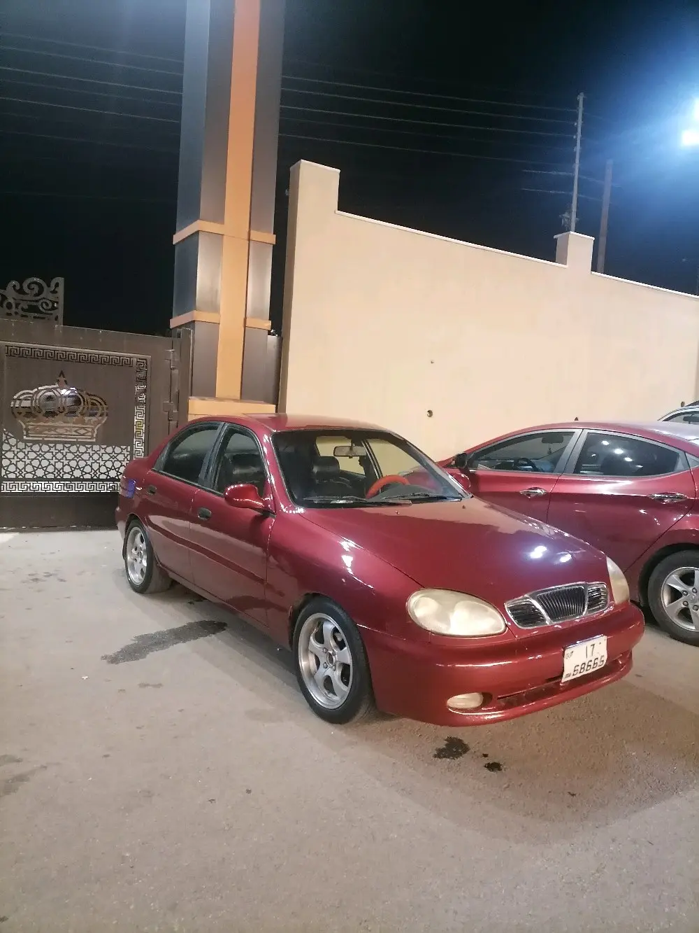 دايو لانوس موديل 1999 لون خمري