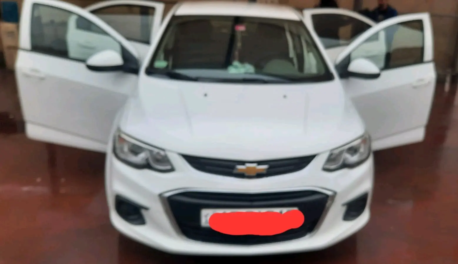 شفروليه أفيو 2018 لون ابيض سعر ٦٠٠٠ كاش