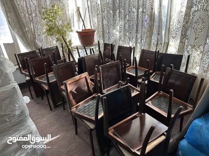 كراسي خشب زان فاخره للبيع بسعر مغري متوفره كمية كبيره