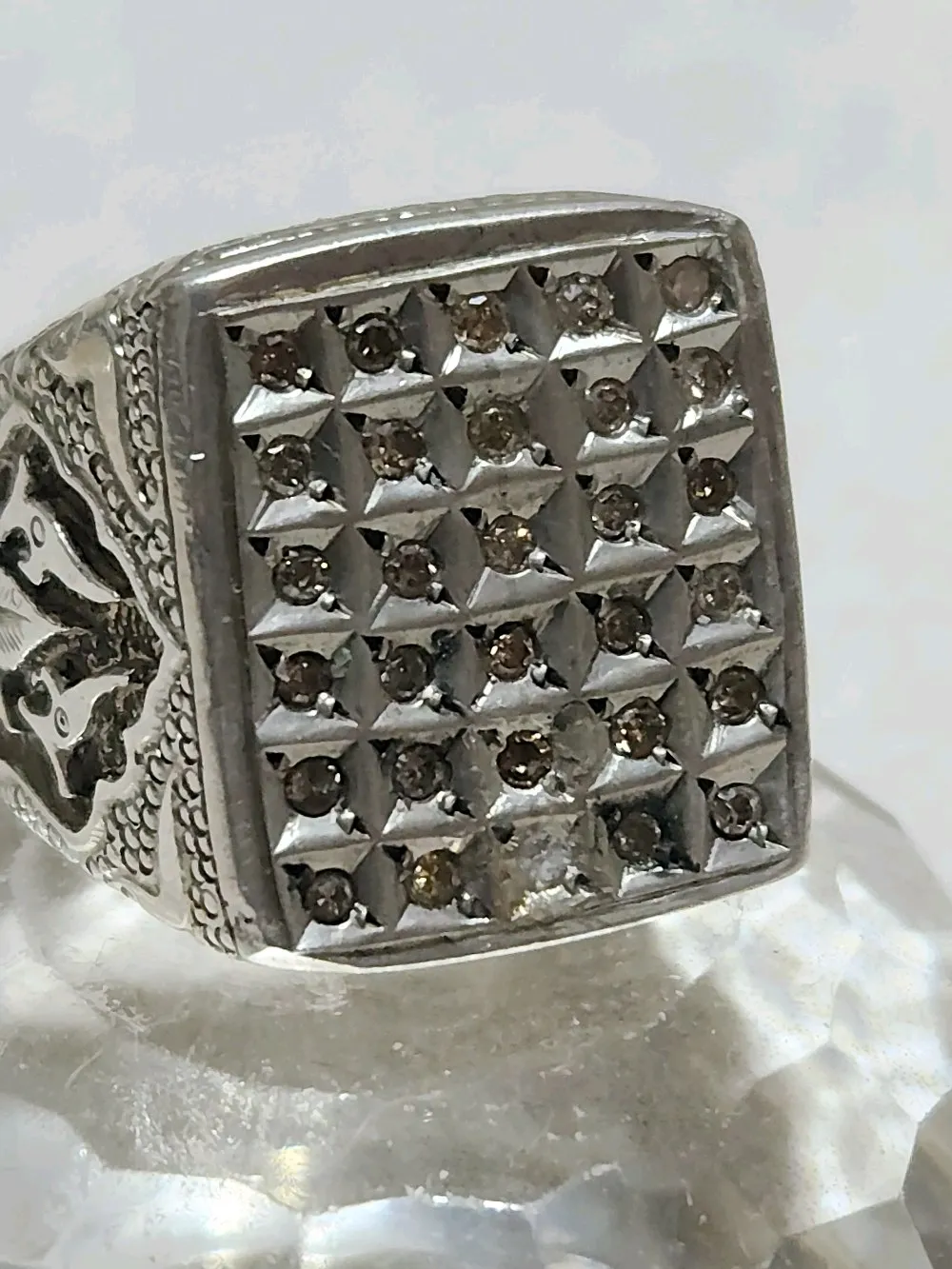 خاتم فضه صياغه مميزه قديمه