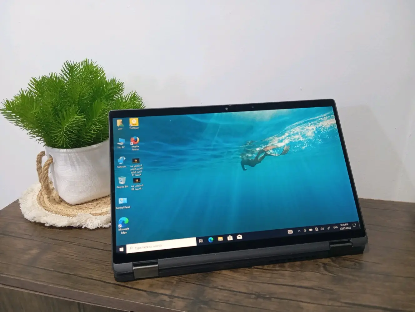 Dell Latitude 7410 360X 2in 1 لابتوب وتابلت بنفس الوقت .