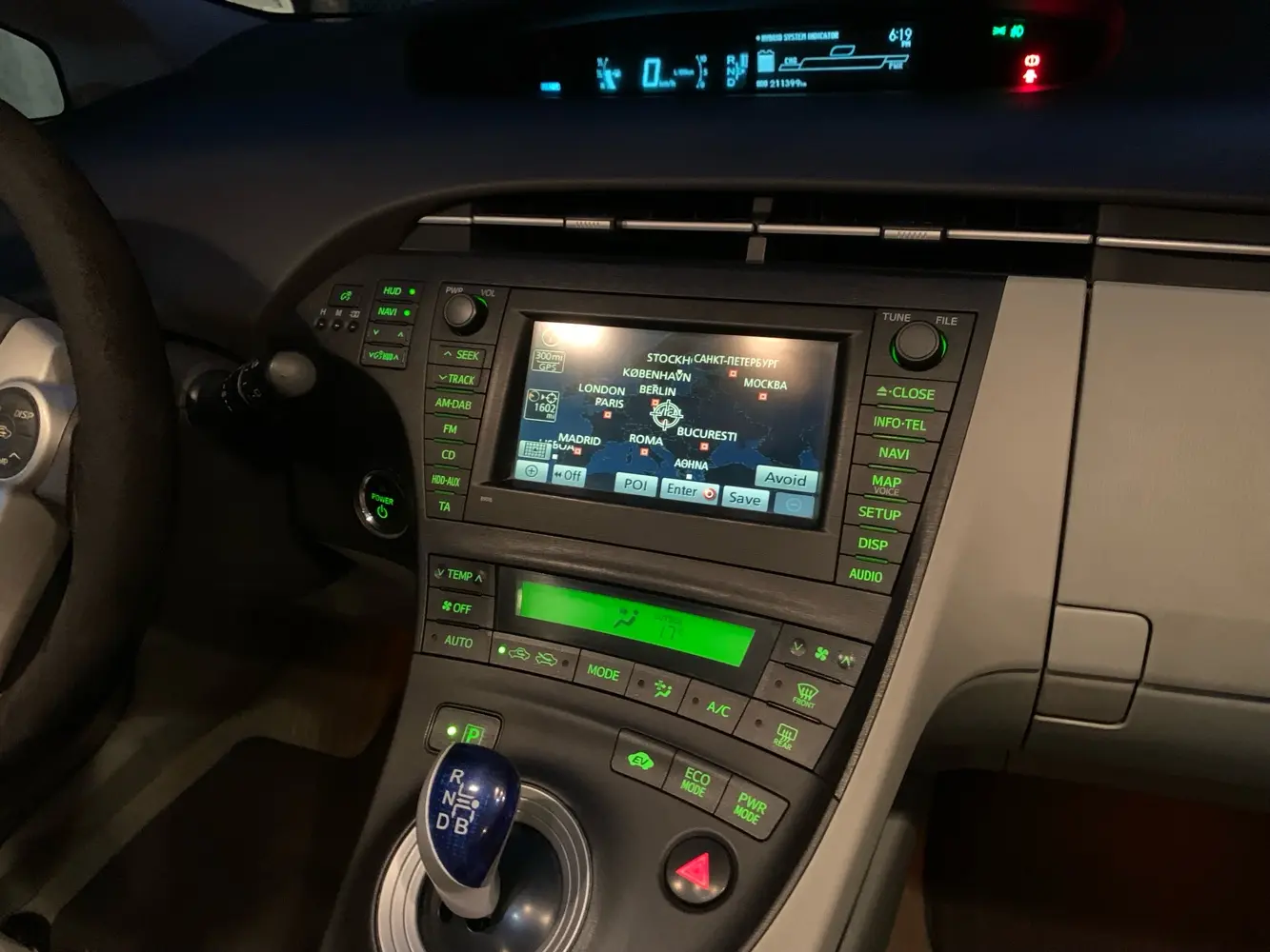 تويوتا بريوس 2010 اوروبي بانوراما للبيع