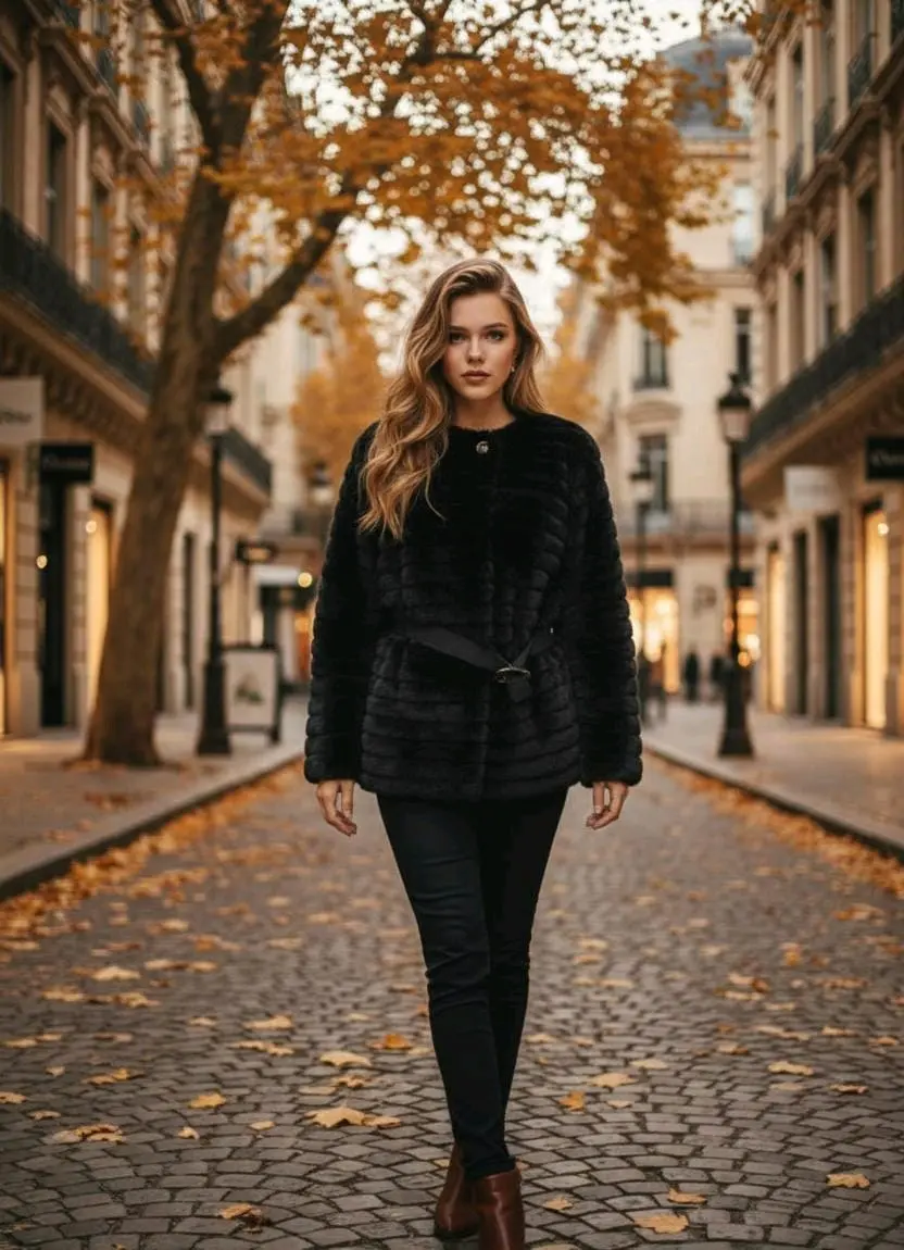 *جاكيت فرو قصير*