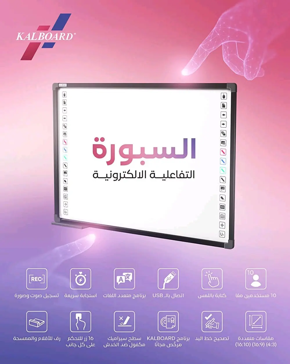 شاشة تفاعلية