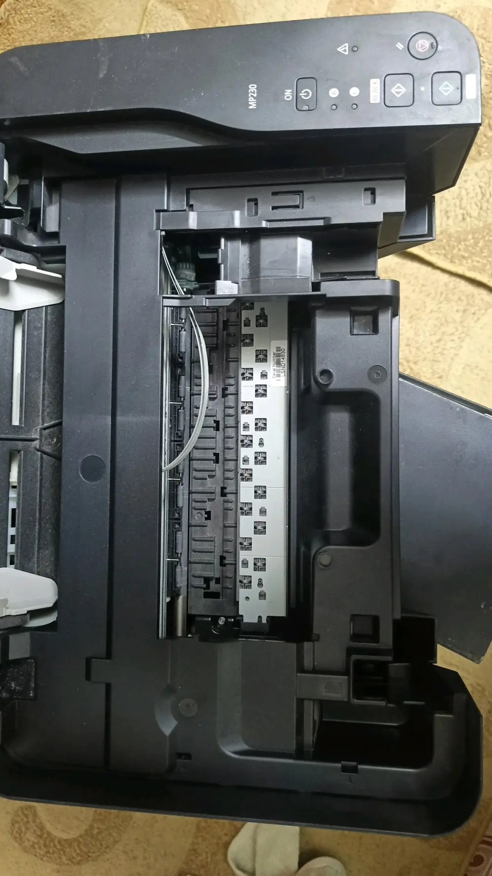 حاسوب hp و طابعة canon