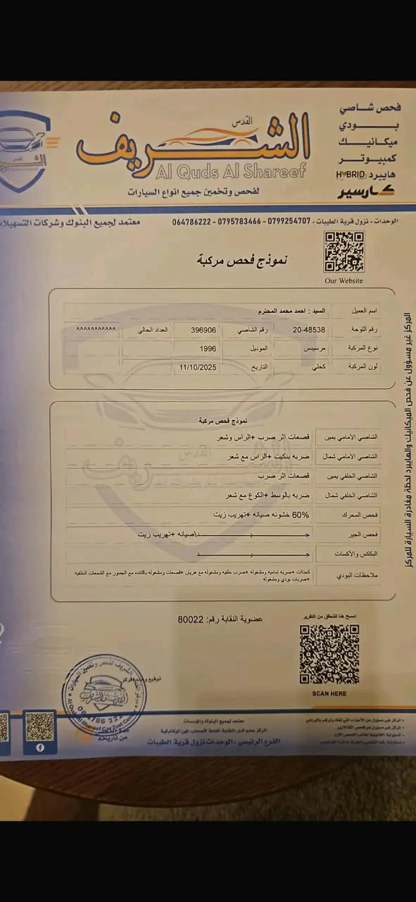 مرسيدس C200 موديل 1996