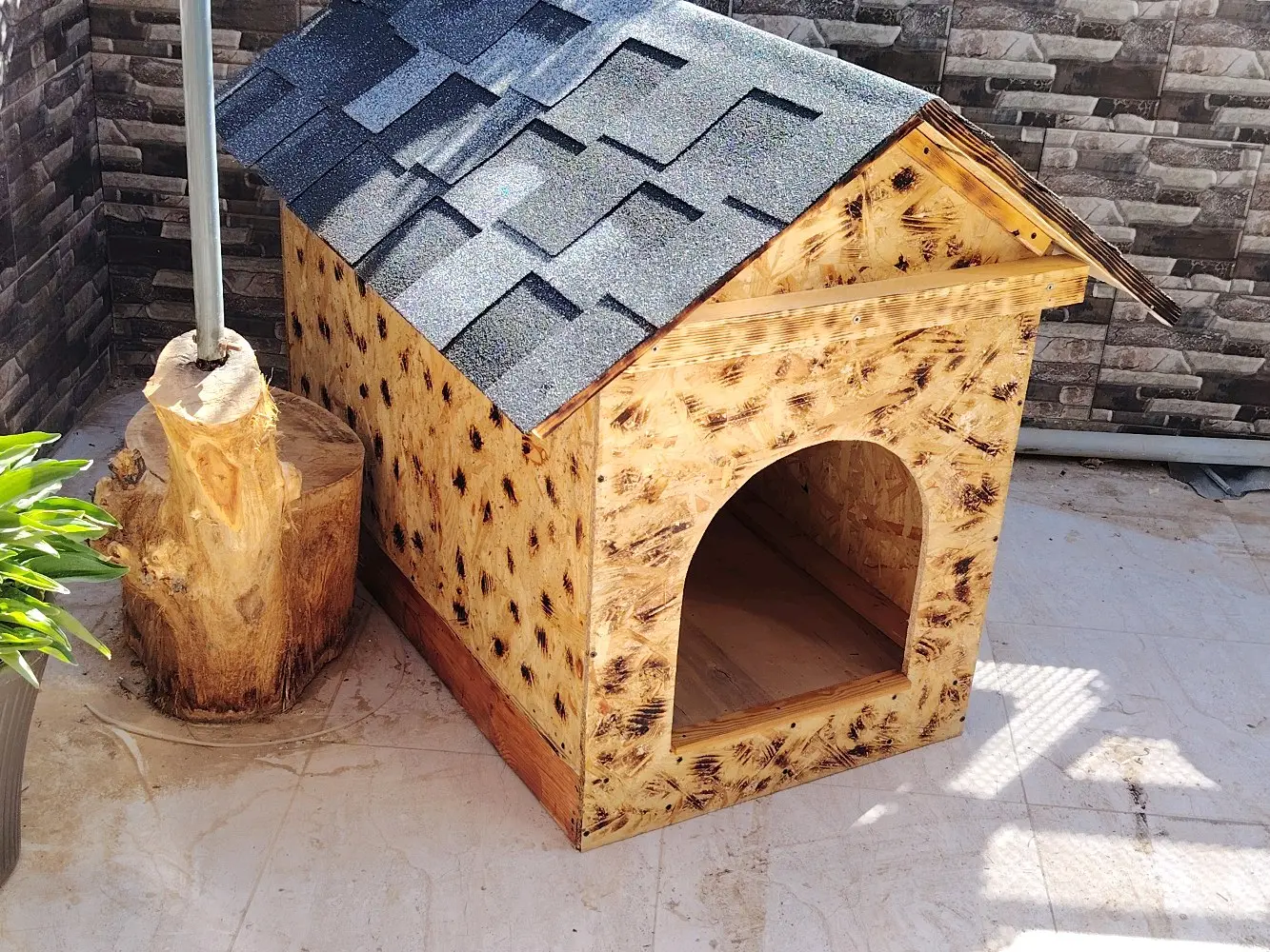 wooden house for dogs big size