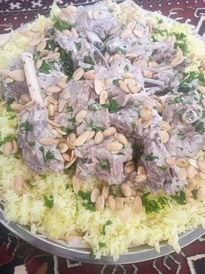 منسف مندي برياني مفتول دجاج محشي