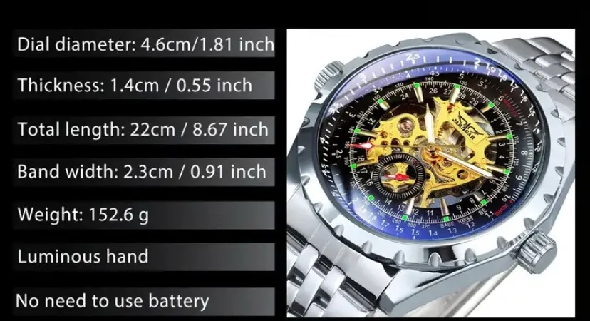 JARAGAR Men Automatic Watch