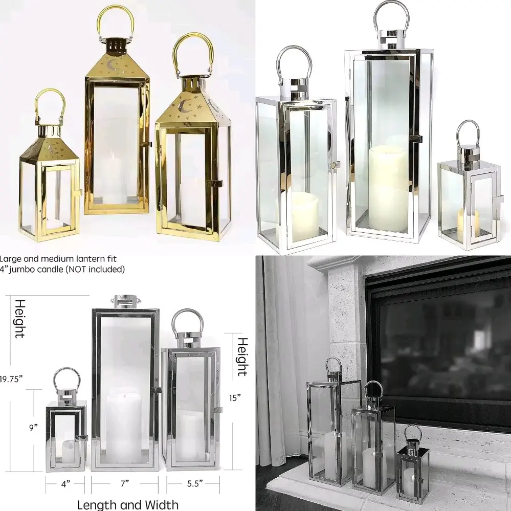 طقم فوانيس معدن