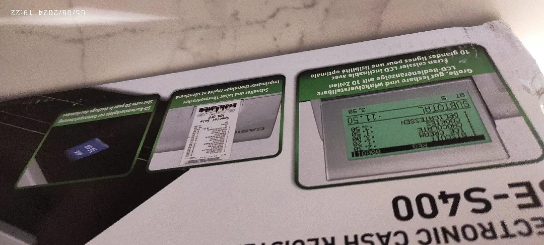 ELECTRONIC CASH REGISTER CASIO (BRAND NEW)