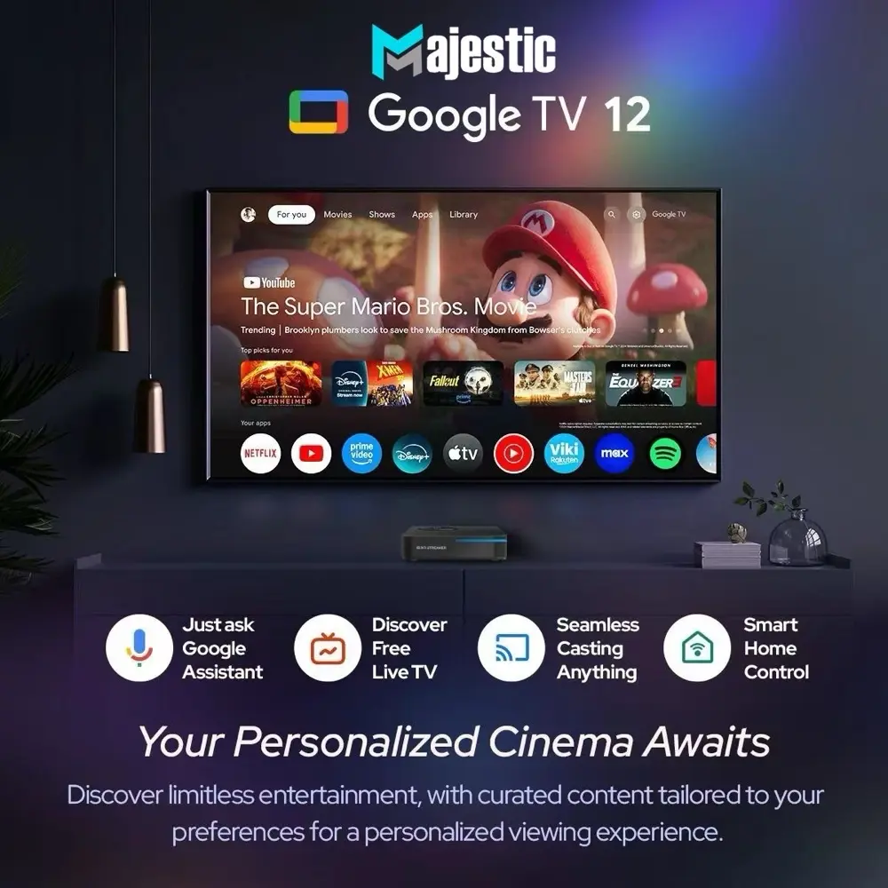 جهاز اندرويد مرخص بوكس ماجستيك gx1 google tv