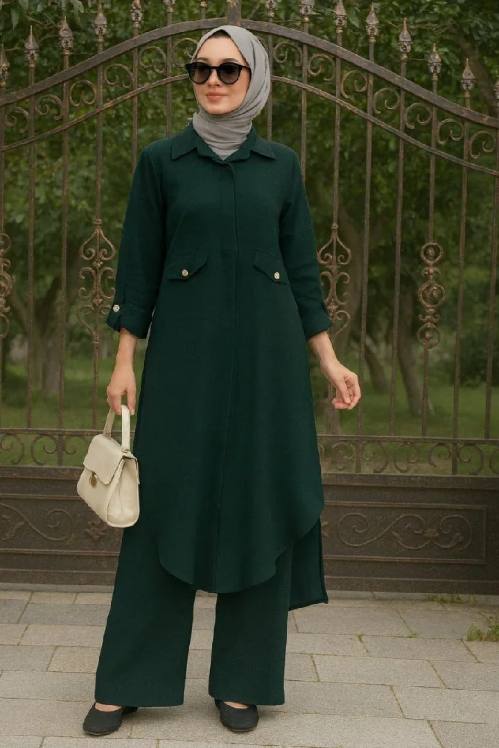 طقم قطعتين  مميزالخامه lenn 🌹🌹المقاسات: 1/2ل وزن 90الوانه: 1️⃣سكني2️⃣اسود