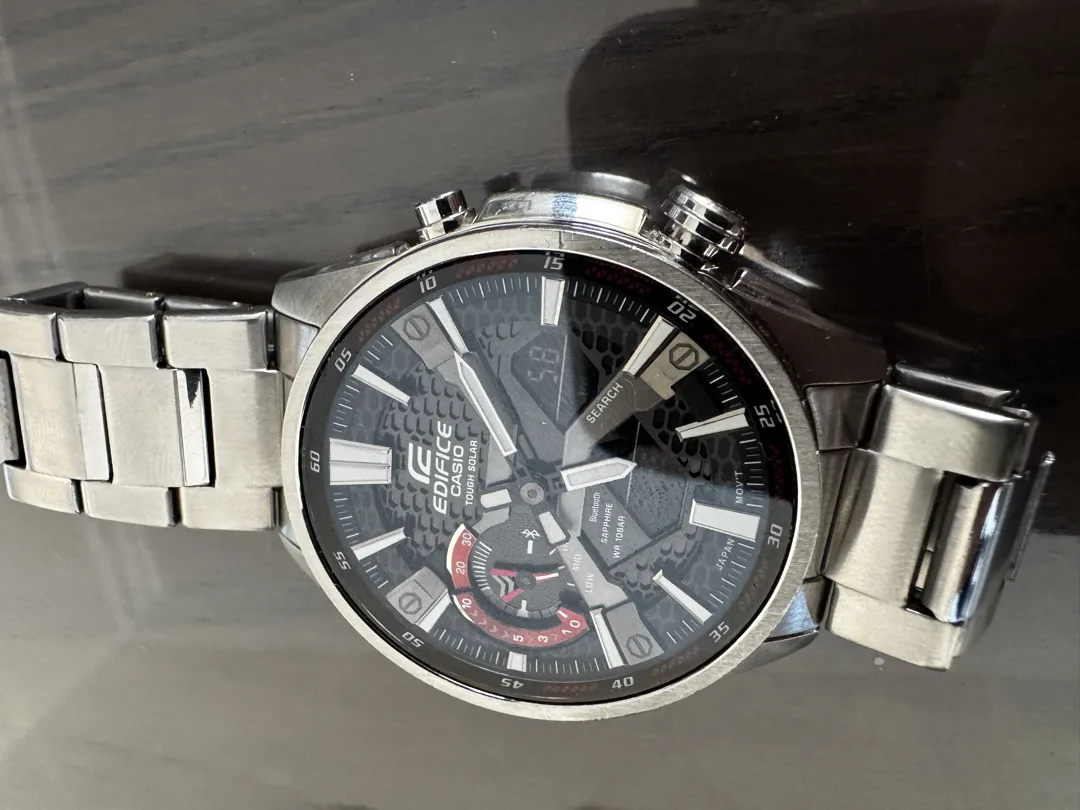 ساعة Casio Edifice ECB-S100 أصلية — Tough Solar / Bluetooth / Sapphir