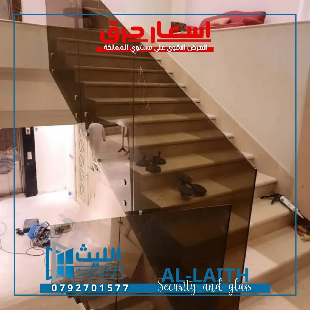 تركيب أعمال سيكوريت وزجاج و مرايا