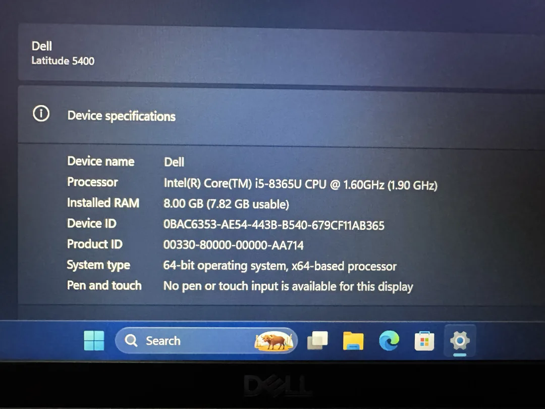 dell laptop