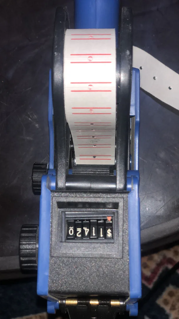 مكينة تسعير المنتاجات اليدوية