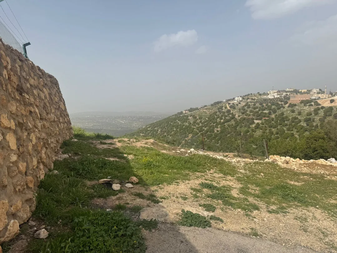 ارض بالزعتري السلط اطلاله رائعه