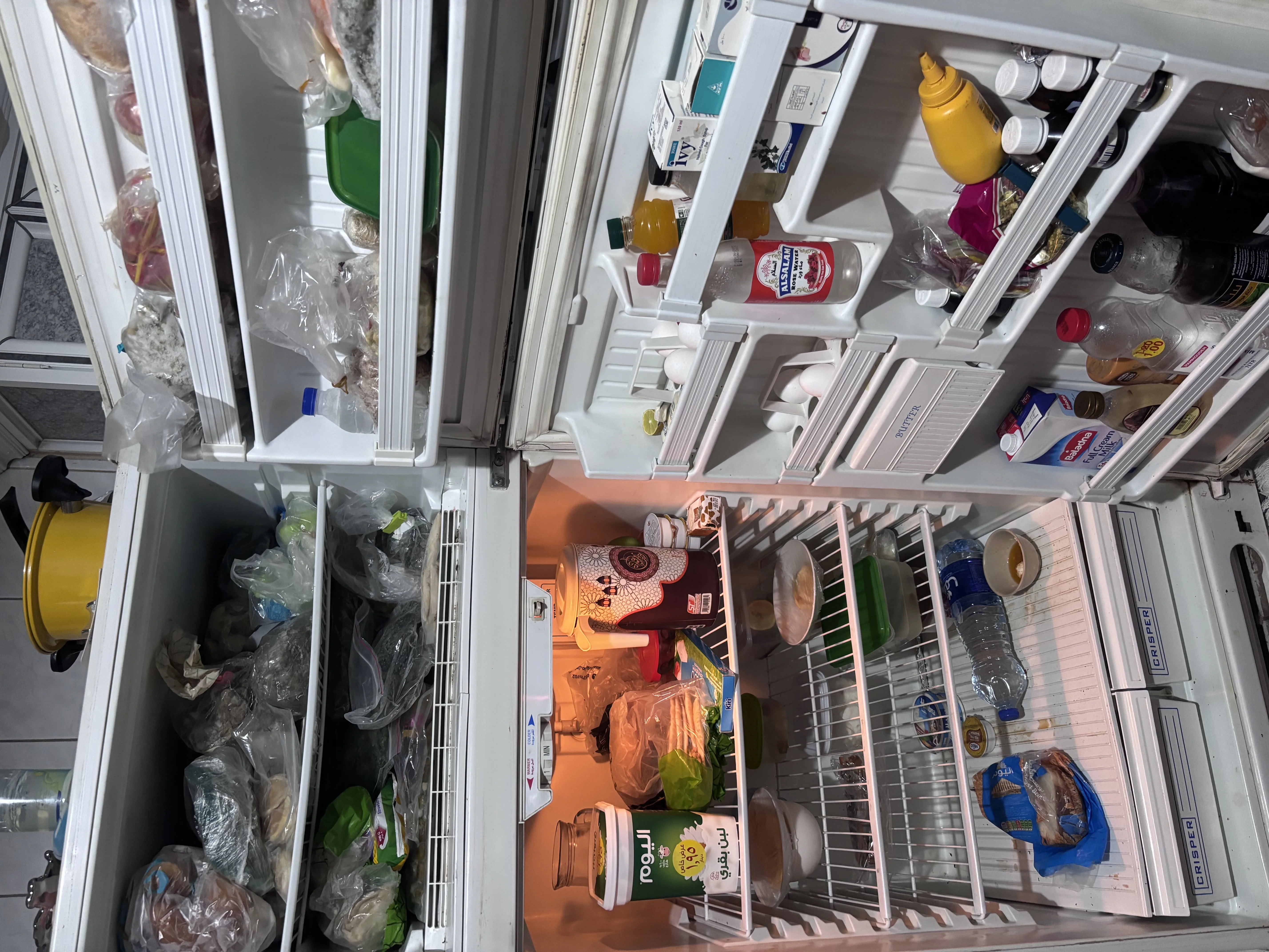 ثلاجة نوع دريم 509 لتر بحالة ممتاز جدا ولا عيب