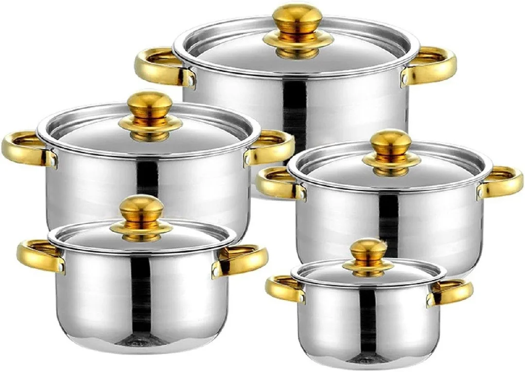 ✨🍲 طقم طناجر ستانلس ستيل