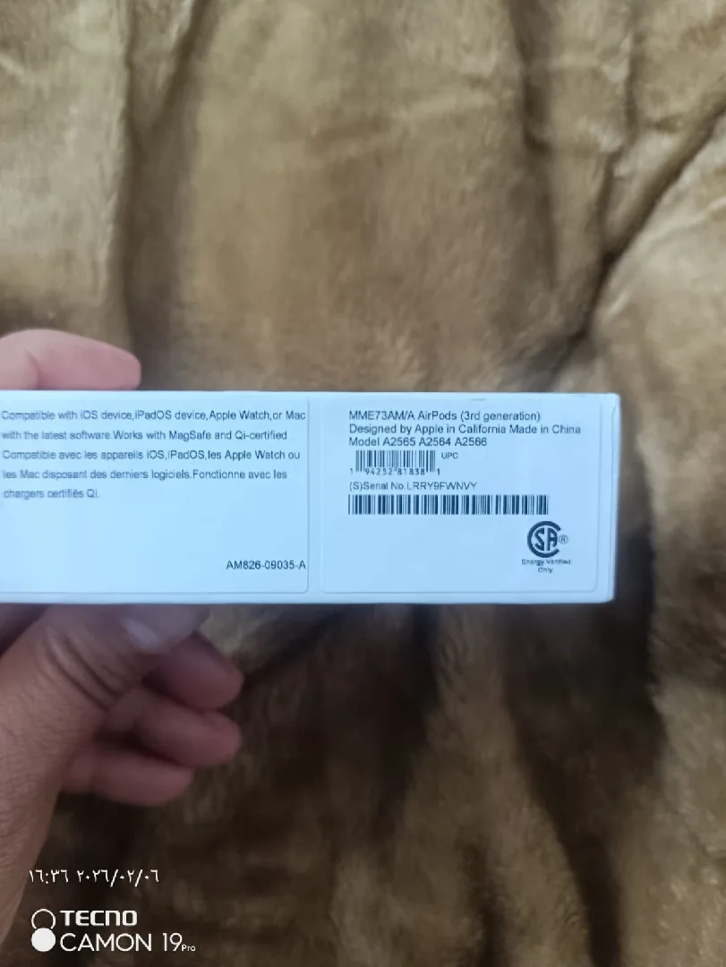 سماعة ايفون ايبود الجيل الثالث جديده للبيع